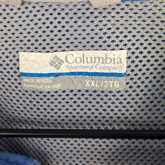 Columbia Men’s 2XL XXL Blue Button Down Vented Fishing Shirt Comfort Outdoors - Picture 4 of 5